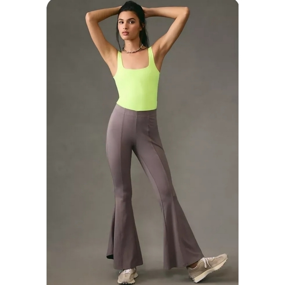 Daily Practice by Anthropologie Rubin Seamed Flare Leggings